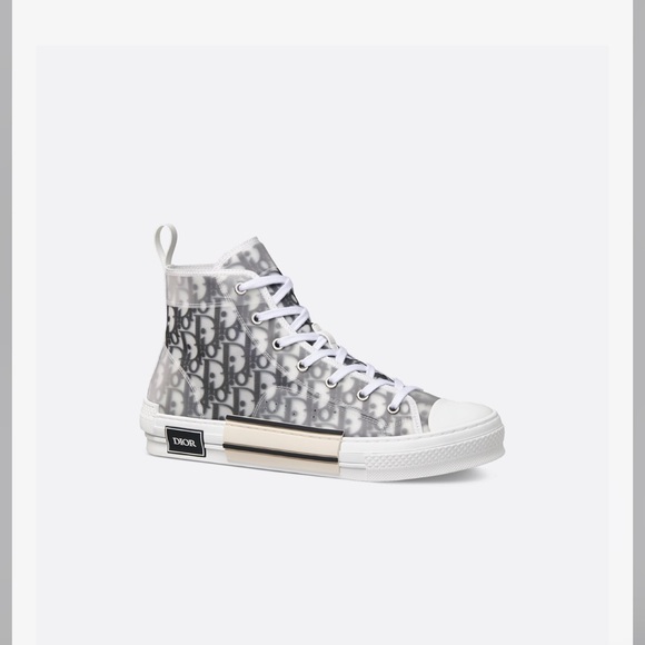B23 HIGH-TOP SNEAKERS IN DIOR OBLIQUE - Picture 2 of 5